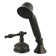 Kingston Brass Deck Mount Hand Shower with Diverter for Roman Tub Faucet