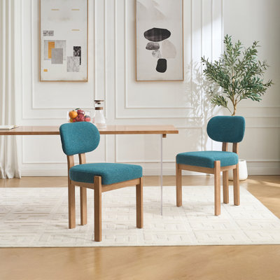 Ensemble de 2 chaises de ferme modernes et robustes pour la cuisine et la salle à manger