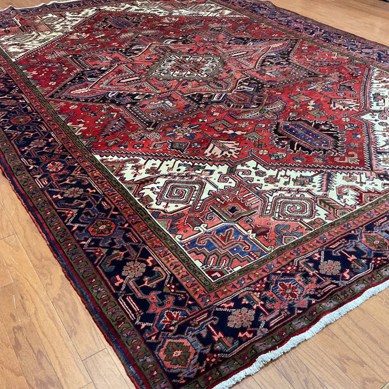 HERAT ORIENTAL Handmade Heriz Wool Rug