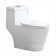 1.28 GPF Elongated Comfort ADA Height One Piece Dual-Flush Toilet with Soft-Closing Seat,MAP Flushing 1000G