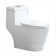 WoodBridge 1.6 Gallons GPF Elongated Floor Mounted One-Piece Toilet (Seat Included)