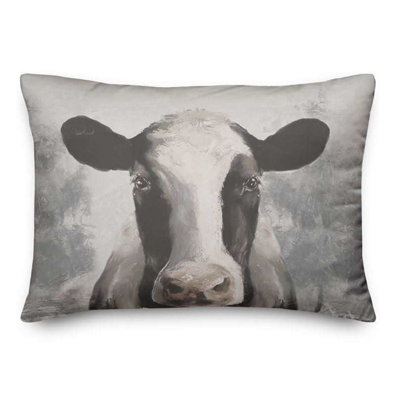 Housse de coussin rectangulaire en polyester 