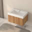 Meuble-lavabo mural avec lavabo, meuble-lavabo mural flottant avec lavabo intégré, design minimaliste moderne pour les salles de bain compactes-1457243399