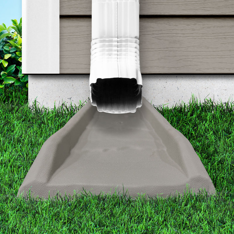 Master Mark Plastics Weather Resistant Plastic Diverter, Grey