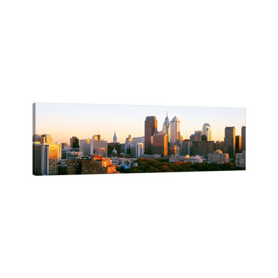 Philadelphia, Pennsylvania, USA - Wrapped Canvas Panoramic Print