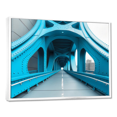 Blue Blue River River Ramp Walkway - Bridges, décoration murale