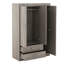 3-Door Mirror Wardrobe With Shelves-1672888594