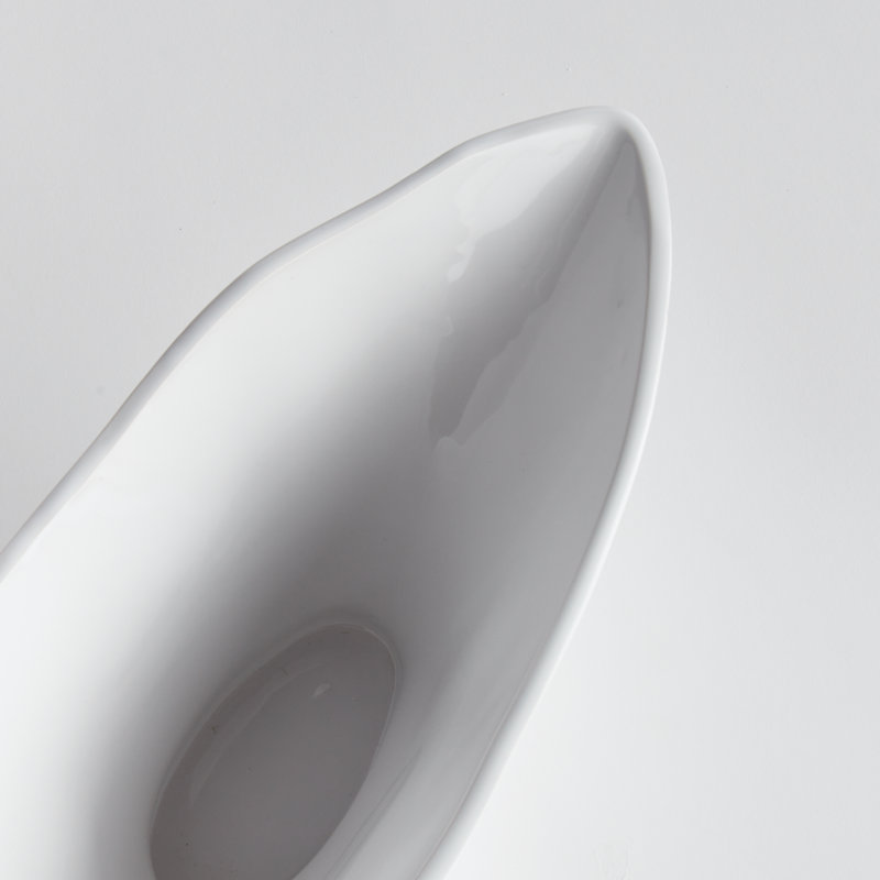 Madara Oval Vase Large, 5.25" H x 14.75" W x 5.5" D