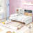 Twin Size Daybed With Storage Shelves-980602025