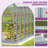Balconera 8'W Polycarbonate Greenhouse-111029465-111029463