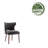 Whitbourne Fabric Dining Chairs with Rubberwood Legs-2019740193