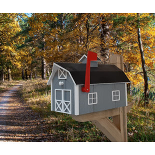 Amish Mailbox, Handmade, Dutch Barn Style Mailbox