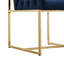 Chaise de salle à manger en velours capitonné Khole-406442918-406442936
