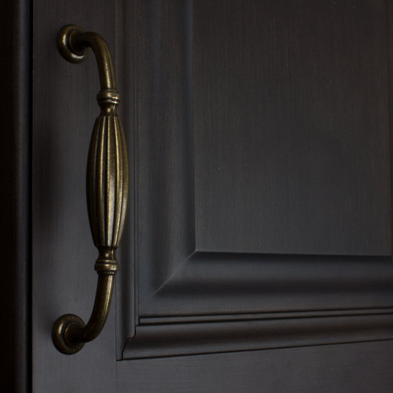 Poignée arche 5/8 po, Laiton antique, 1