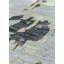 Tapis bleu / bleu ciel / taupe unique 8 pi 3 po x 11 pi 9 po Is21