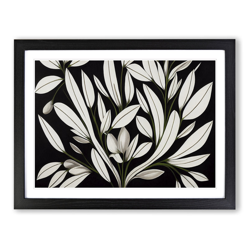 Fantastic Flowers - Single Picture Frame Print, 34cm H x 46cm W x 2cm D, Black Framed