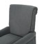 Fauteuil inclinable manuel standard avec mécanisme de poussée et conception compacte