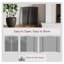 3 Panel Steel Fireplace Screen