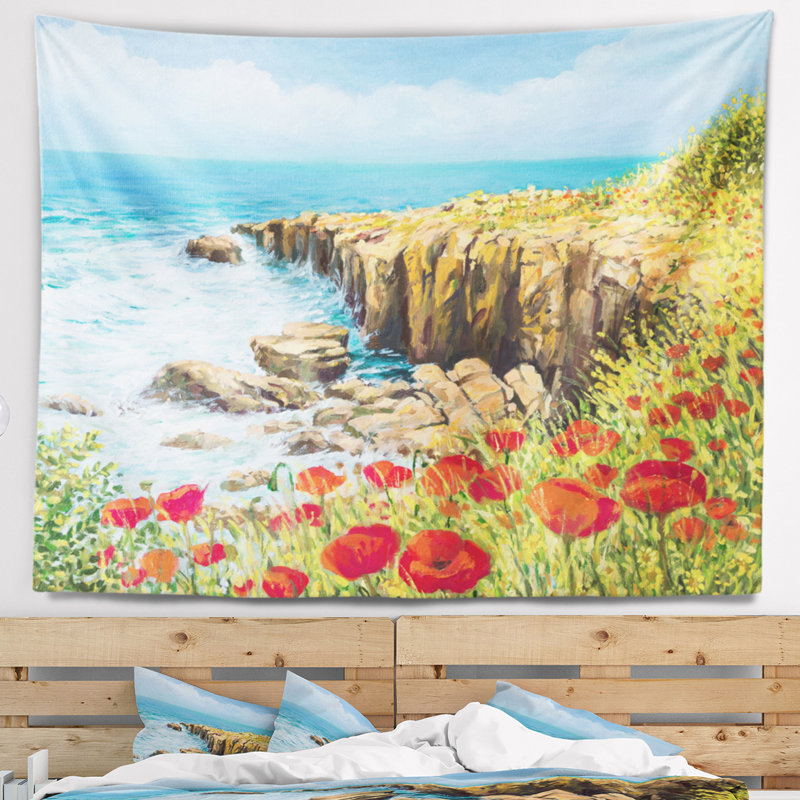 Tapisserie d'été paysage breeze, H 32 po x l 39 po
