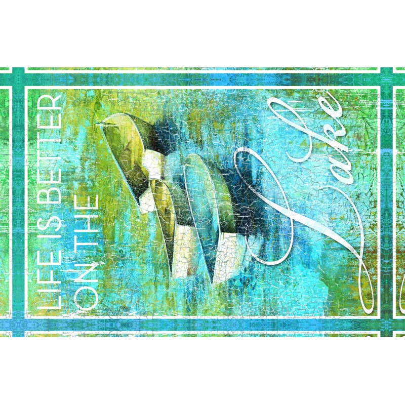 «Better Lake», impression sur toile tendue, H 32 po x l 48 po x P 1,25 po