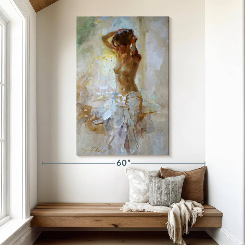 Leisha Model By The Window, 51" H x 34" W