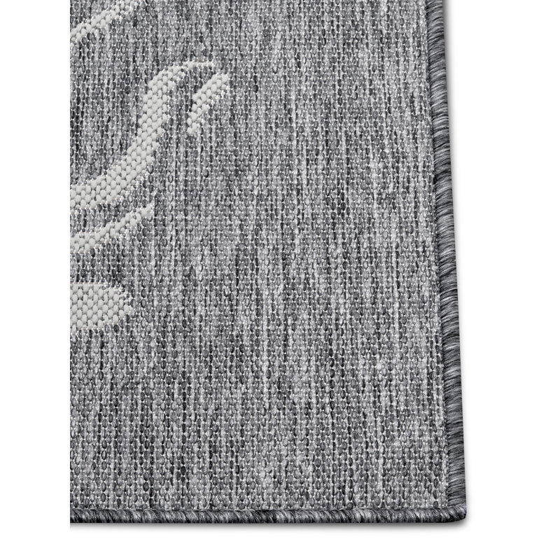 Bon Appetit Grey/Brown/Blue Rug, Rectangle 92 x 150 cm