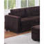 Ensemble de canapé modulaire en forme de L 4 pièces avec porte-gobelet en forme de L et pieds en plastique de style contemporain avec repose-pieds et repose-pieds carrés-621468240