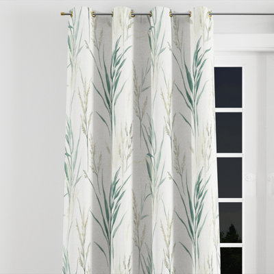Rideau obscurcissant Coastal Room - vert avec œillets Azoria - 1 panneau