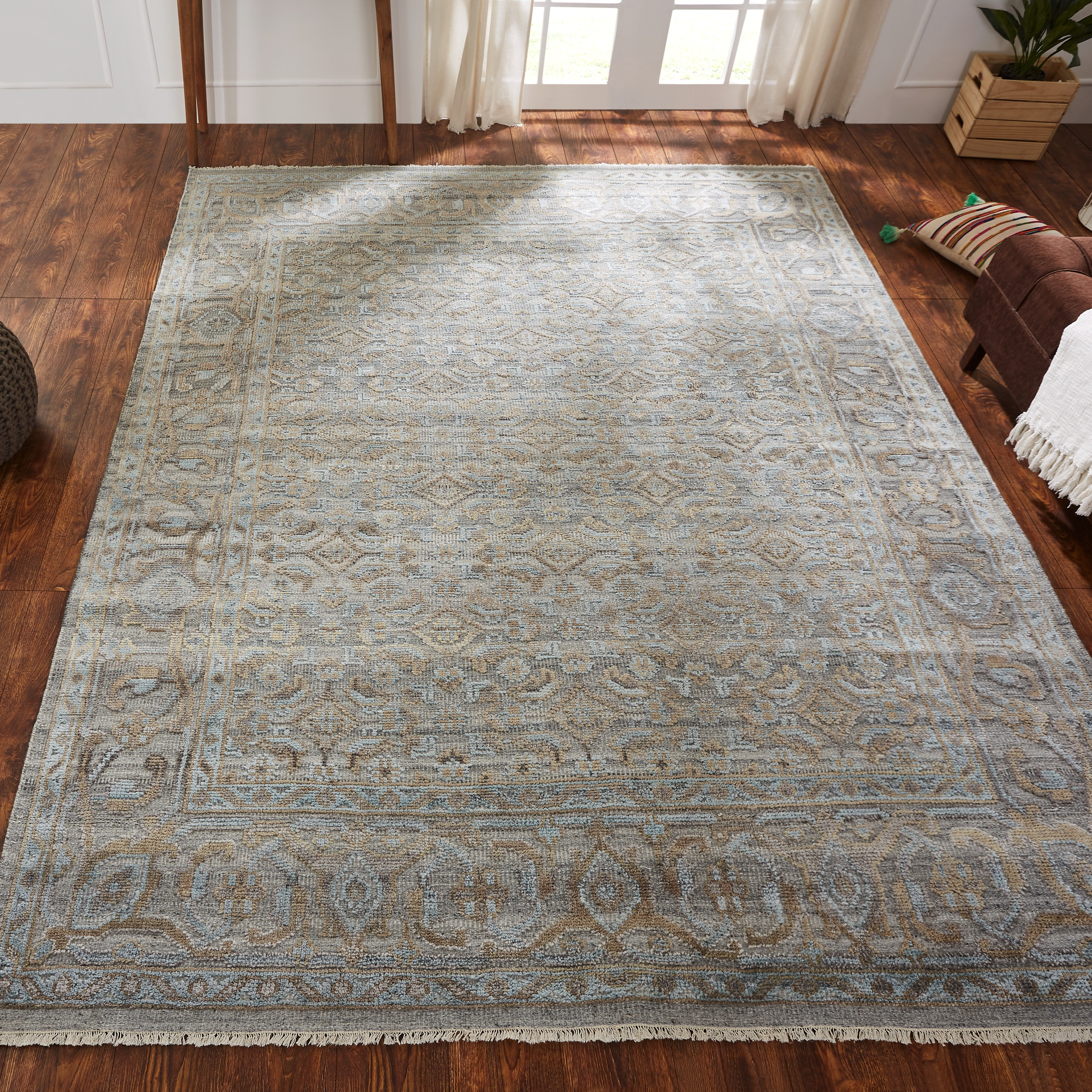 One Allium Way Kenleigh Wool Area Rug - Wayfair Canada