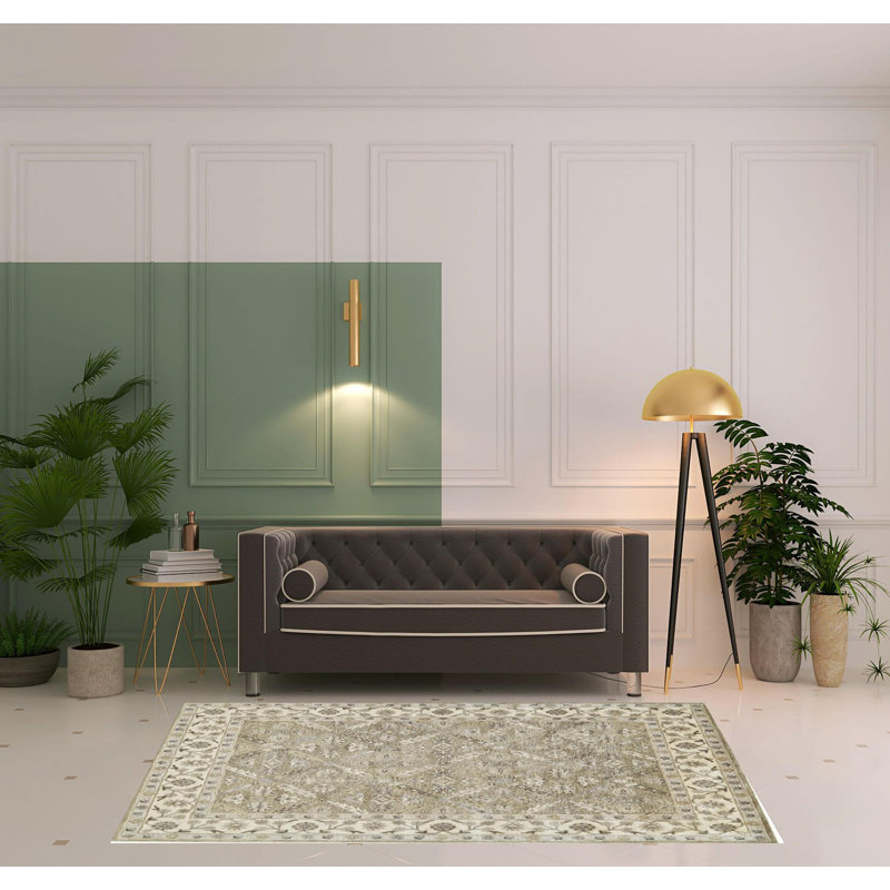 Aarohi Cotton Area Rug, Rectangle 5' x 8'