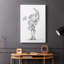 Étude de bouquet sauvage I - Cavas enveloppés de galerie-2059883517