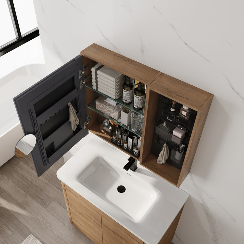 Armoire de salle de bain avec miroir