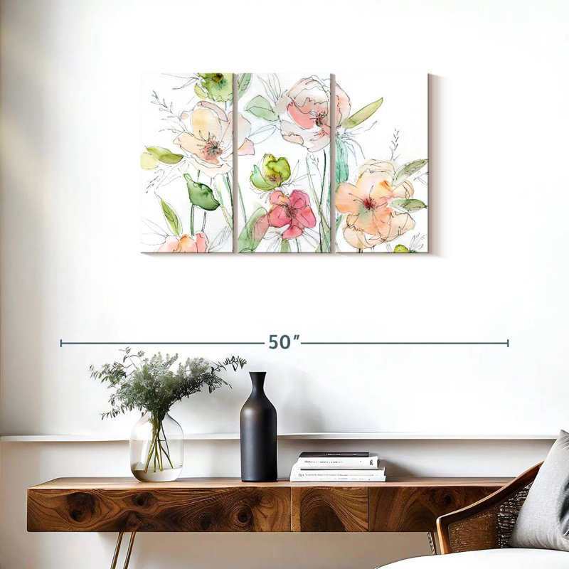 Harnek Garden Dance, 20" H x 33" W