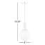 Luminaire en chrome 1 lumière Meridian-1368676227