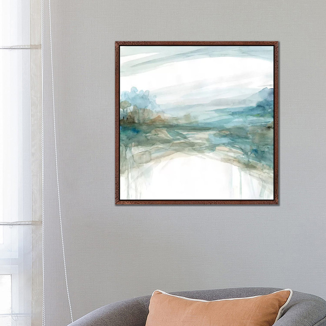 Shimmering Treeline II by Carol Robinson - Painting on Canvas