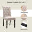 Tabouret d'appoint en bois massif Abdarahman
