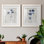 Indigo Botanical III - ensemble de 2 reproductions d'impressions