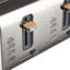 Swan Nordic 4-Slice Toaster with Defrost/Reheat/Cancel Functions, Cord Storage, 1500W-34789251