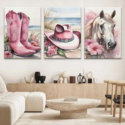 3 Piece Wrapped Canvas Painting
