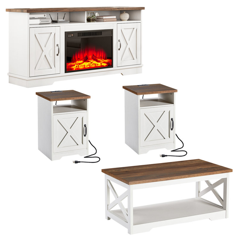 Chiara 5-piece Farmhouse Table Set