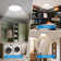 2 Pack Motion Sensor Ceiling Light Indoor Wired PIR, 5CCT, Motion Sensor Closet Light 7 in, 12W, Timer, Motion Activated Flush Mount Ceiling Light for  Hallway, Pantry