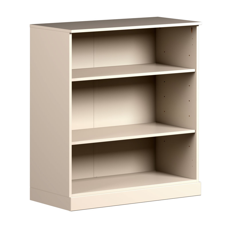 Leanardo Palace Imports 100% Solid Wood Modular Storage Cabinet with Adjustable Shelves, 32" Wide x 35.75" Tall, Beige