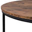 Table basse à roulettes avec rangement