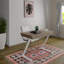 Bross Metal Base Writing Desk-1276807100