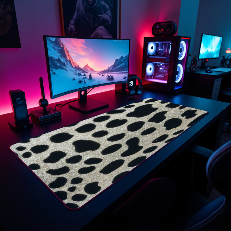 Polyester Desk Pad, 14.4x12.1