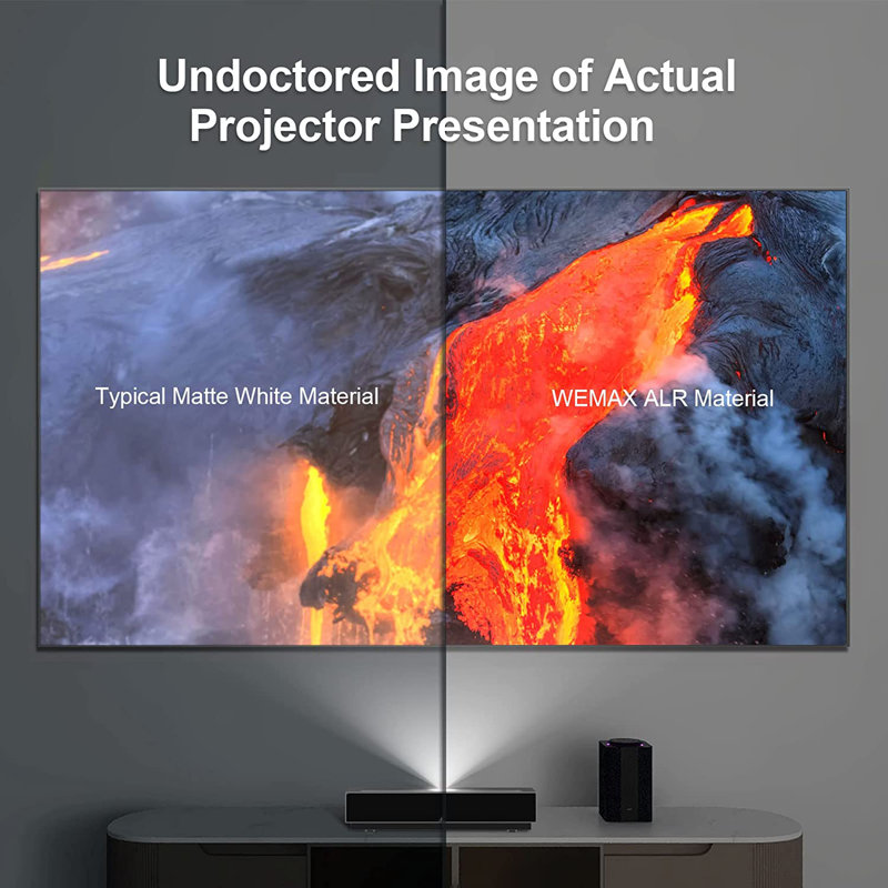 Fixed Frame Wall/Ceiling Mounted Projector Screen, 120"