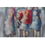 Hand -painted acrylic painting Power Walk