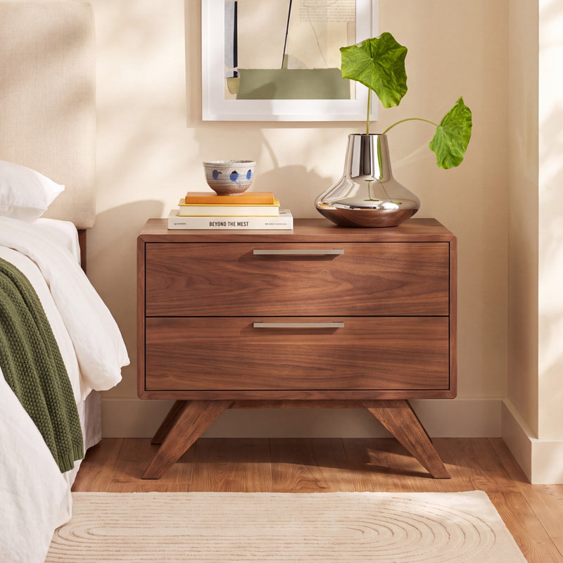 Glow 24'' W Nightstand, Walnut