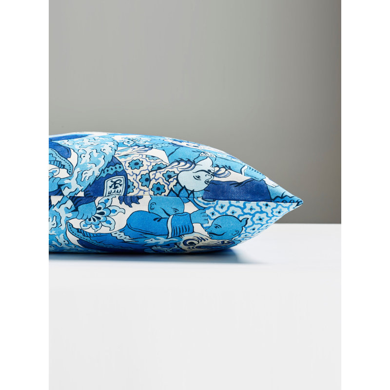 Coussin Danse du dragon Chinois Chic, Porcelaine