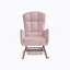Fauteuil berçant rose